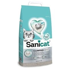 Bentoniittikuivike Sanicat Clumping White, 20 l hinta ja tiedot | Kissanhiekka | hobbyhall.fi