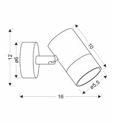 Candellux seinävalaisin Tobi hinta ja tiedot | Seinävalaisimet | hobbyhall.fi