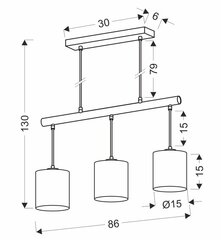 Candellux riippuvalaisin Combi hinta ja tiedot | Riippuvalaisimet | hobbyhall.fi