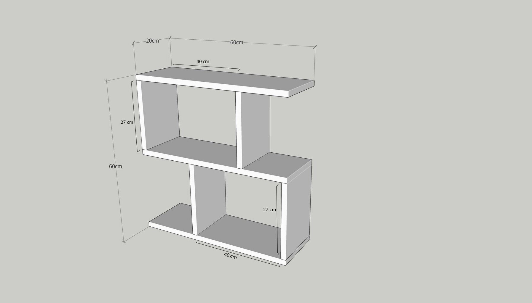 Sivupöytä Asir Life, valkoinen hinta ja tiedot | Sohvapöydät | hobbyhall.fi