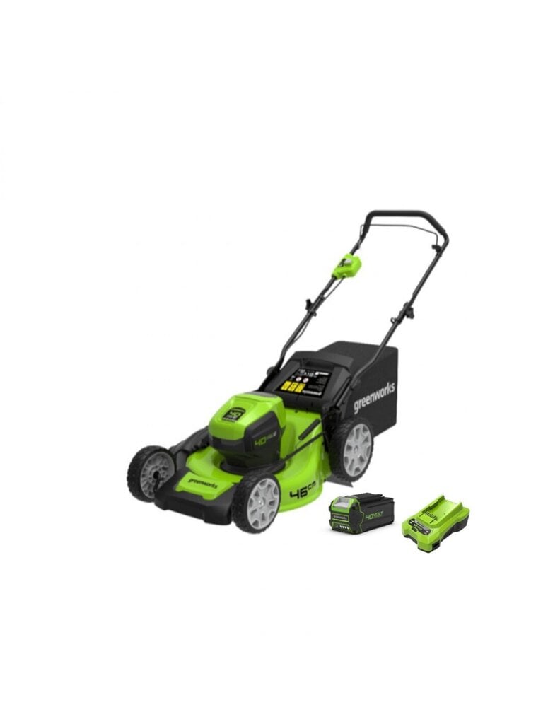 Ruohonleikkuri Greenworks gd40lm46hpk4 hinta ja tiedot | Ruohonleikkurit | hobbyhall.fi