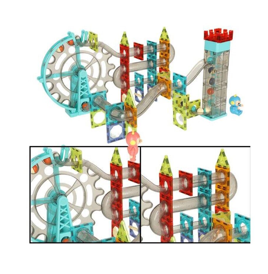 Magneettinen rakennussetti, 118 osaa hinta ja tiedot | LEGOT ja rakennuslelut | hobbyhall.fi