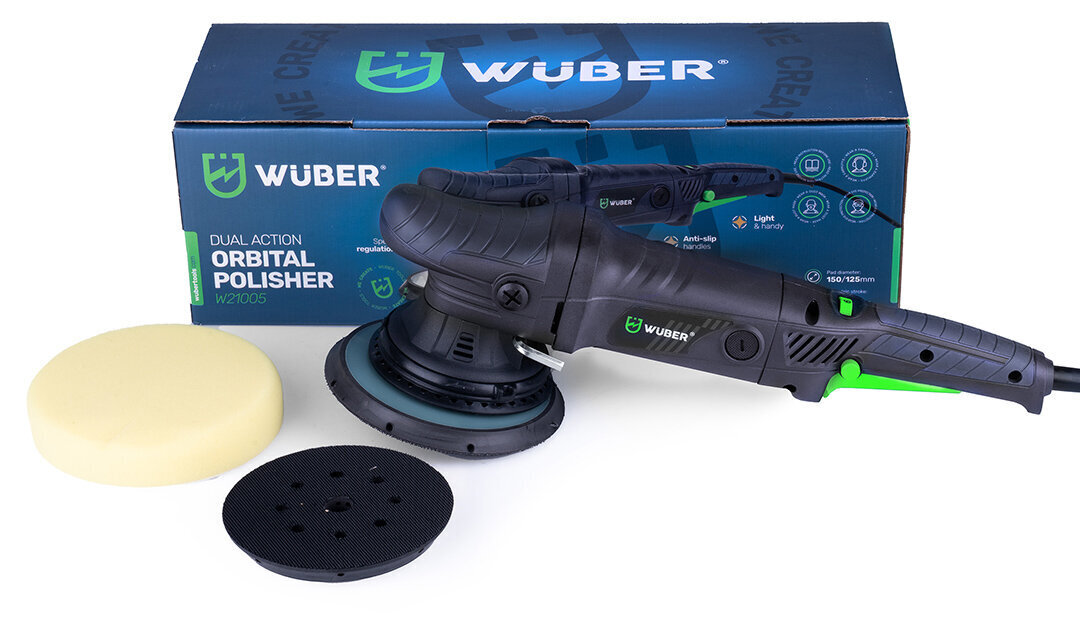 Epäkeskinen kiillotuskone Wuber 1500W hinta ja tiedot | Hiomakoneet | hobbyhall.fi