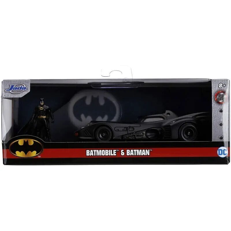 DC Comics 1989 Lelusetti Metalli Batmovil + Figuuri hinta ja tiedot | Poikien lelut | hobbyhall.fi