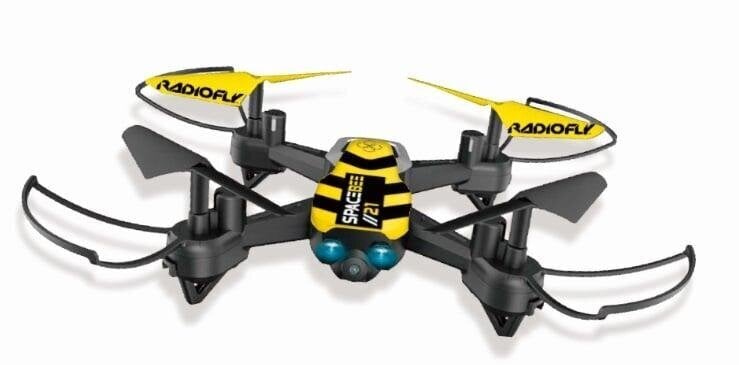 Drone Radiofly Space Bee 21 Misur 40025, 17,5 cm hinta ja tiedot | Poikien lelut | hobbyhall.fi