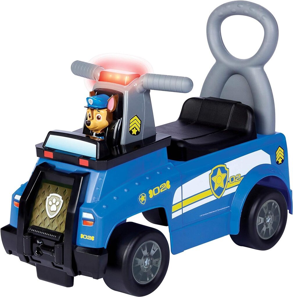 Auto ilman polkimia lasten ajamiseen Paw Patrol Chase Cruiserilla 53 cm hinta ja tiedot | Lasten sähköautot | hobbyhall.fi