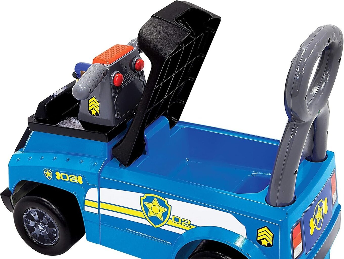 Auto ilman polkimia lasten ajamiseen Paw Patrol Chase Cruiserilla 53 cm hinta ja tiedot | Lasten sähköautot | hobbyhall.fi