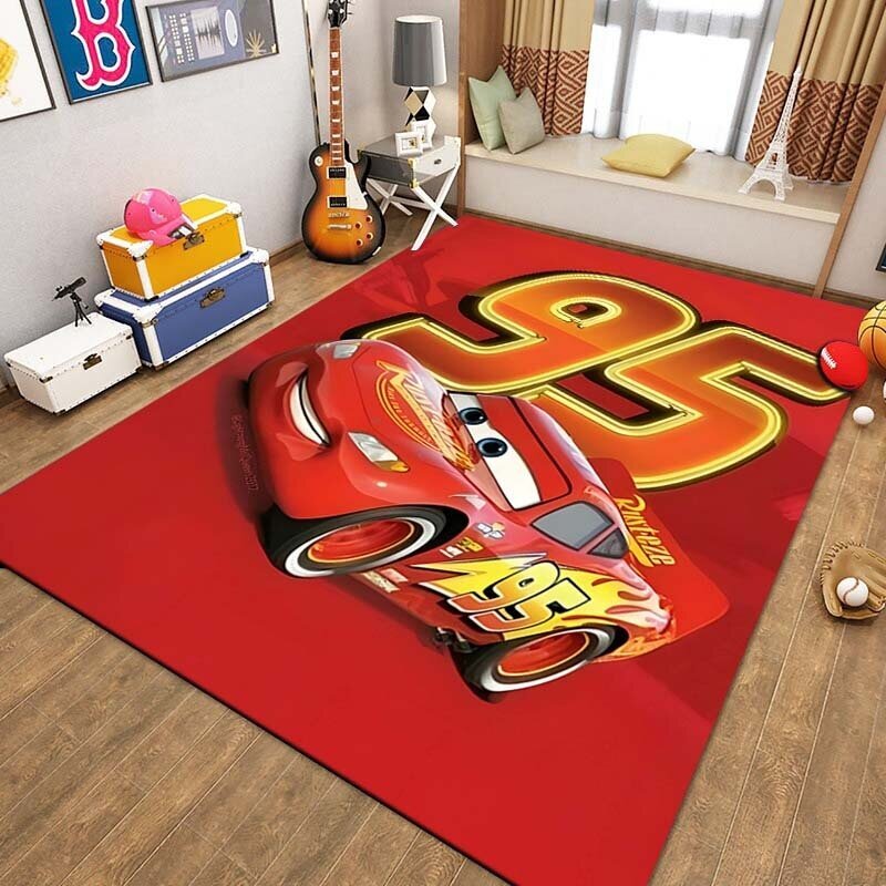 (Tyyli I-50x80cm (20x31in))Autot Lightning Mcqueen Matto Olohuoneeseen Lasten Makuuhuoneen Leikkimatto Sohva Ovimatto Lattiamatto Kodin sisustus Liukumaton Matto Lahja hinta ja tiedot | Isot matot | hobbyhall.fi