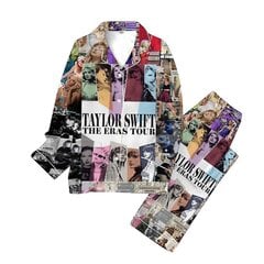 Taylor Swift joulu pyjama naisten 1989 paita ja housut pyjama sarjaa nappia alas Loungewear Xmas Sleepwear yövaatteet(A) hinta ja tiedot | Yöasut ja pyjamat | hobbyhall.fi