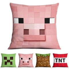 Minecraft Game Teema Tulosta neliö tyynyn tyynyn heittää kansi sohva talo auton sisustus tyynynpäällinen 4kpl hinta ja tiedot | Istuintyynyt, pehmusteet ja päälliset | hobbyhall.fi