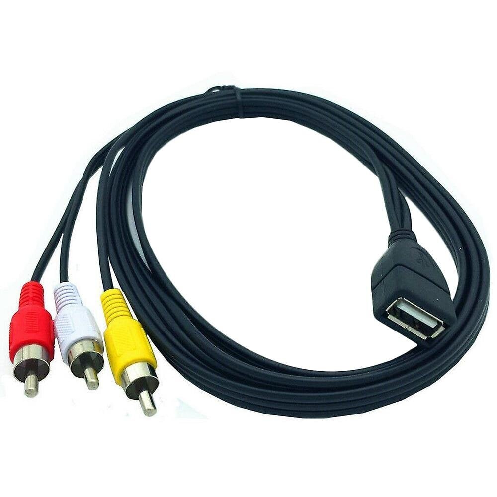 Liitin A: USB-naaras<br> Liitin B: 3RCA-uros<br> Liitä AV-laitteesi HDD-soittimeen.<br> Suurin signaalinsiirto.<br> Liitä AV-laitteesi tietokoneeseen, katsele kuvia ja videoita videokameroista USB-liitännän kautta. -yhteensopivat televisiot ja PC:t.<br> T hinta ja tiedot | Digiboksit | hobbyhall.fi