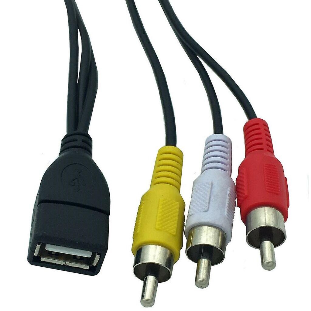 Liitin A: USB-naaras<br> Liitin B: 3RCA-uros<br> Liitä AV-laitteesi HDD-soittimeen.<br> Suurin signaalinsiirto.<br> Liitä AV-laitteesi tietokoneeseen, katsele kuvia ja videoita videokameroista USB-liitännän kautta. -yhteensopivat televisiot ja PC:t.<br> T hinta ja tiedot | Digiboksit | hobbyhall.fi