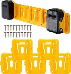 Tietoja tästä tuotteesta<br> Paristoteline sopii täydellisesti Dewalt 20V 60V -akulle. Ne sopivat hyvin akkujen ripustamiseen seinälle tai hyllyn alle.<br> Sopii Dewalt DCB200 DCB201 DCB202 DCB203 DCB204 DCB205 DCB206 DCB208 akuille ja DCB606 DCB609 akuil hinta ja tiedot | TV-seinätelineet | hobbyhall.fi