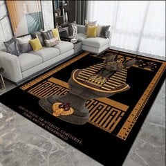 (3-50x80cm 20x23 tuumaa)Muinainen Egypti Egyptiläinen jumala Egyptiläinen kissa Anubis Matot Olohuone Makuuhuone Matto Pestävä lattiamatot Kotitalousalue Mat Devor hinta ja tiedot | Isot matot | hobbyhall.fi