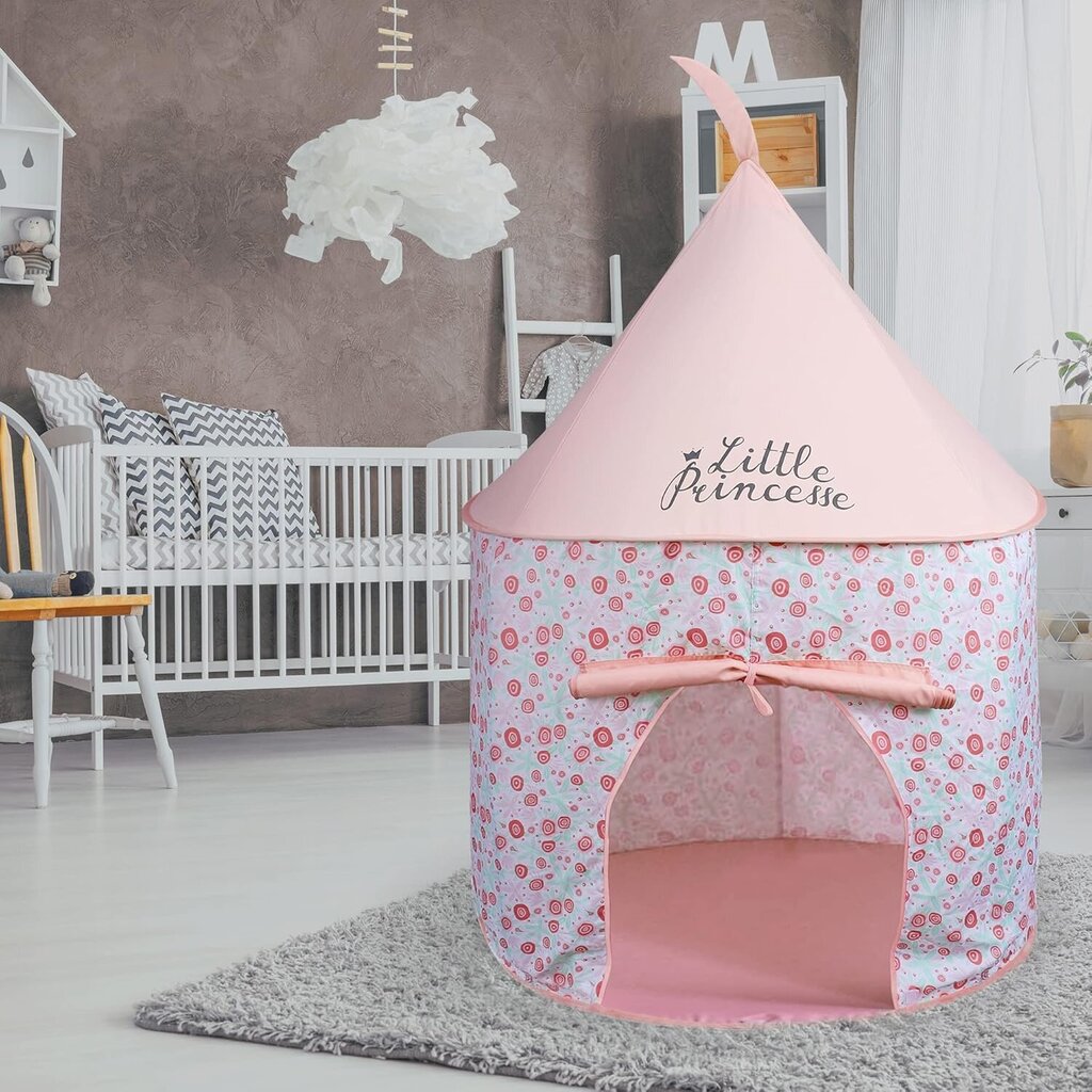 Lasten teltta Pop Up Pink, 100x135 cm hinta ja tiedot | Lasten leikkimökit ja -teltat | hobbyhall.fi