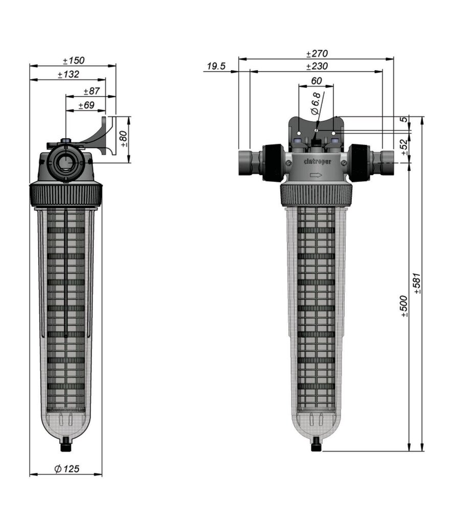 Vedensuodatin Cintropur NW32 1 ¼" hinta ja tiedot | Vedensuodattimet | hobbyhall.fi