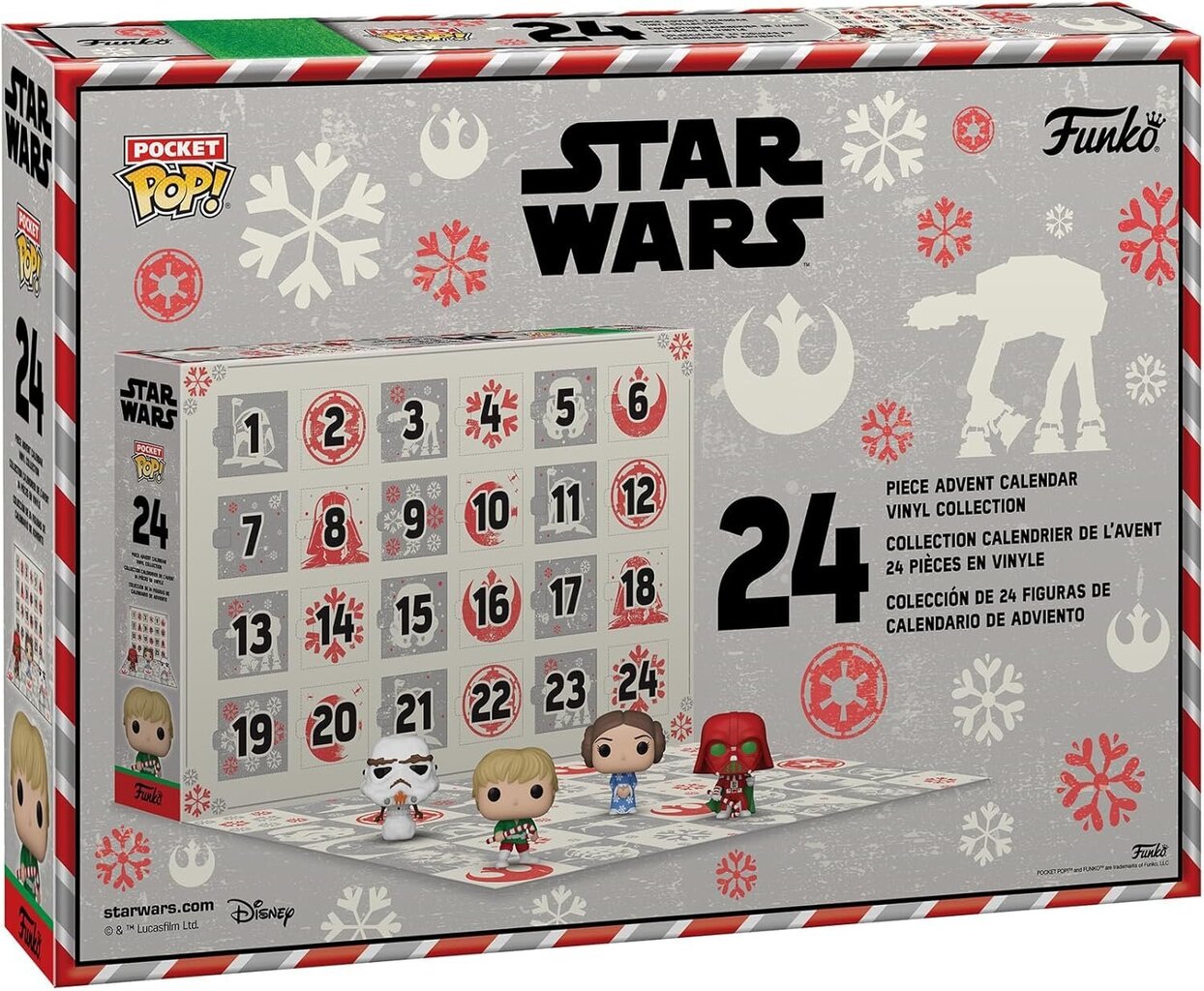 Adventtikalenteri: Star Wars - joulu, monivärinen, yksi koko hinta ja tiedot | Kalenterit ja muistikirjat | hobbyhall.fi