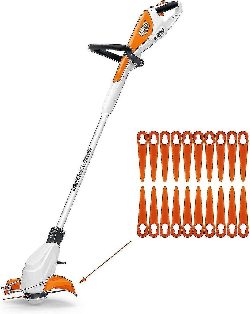 100 kpl Stihl Polycut 2-2 3-2 yhteensopivat terät WG hinta ja tiedot | Ruohonleikkurit | hobbyhall.fi