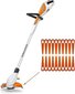 100 kpl Stihl Polycut 2-2 3-2 yhteensopivat terät WG hinta ja tiedot | Ruohonleikkurit | hobbyhall.fi