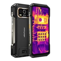 Ulefone Armor 27T Pro kestävä puhelin, lämpökuvaus, 12 Gt + 256 Gt, Night Vision, 10 600 mAh, 6,78 tuumaa Android 14 MediaTek Dimensity 6300 Octa Core, Verkko: 5G, NFC (musta) hinta ja tiedot | Matkapuhelimet | hobbyhall.fi