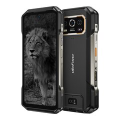 Ulefone Armor 27T Pro kestävä puhelin, lämpökuvaus, 12 Gt + 256 Gt, Night Vision, 10 600 mAh, 6,78 tuumaa Android 14 MediaTek Dimensity 6300 Octa Core, Verkko: 5G, NFC (musta) hinta ja tiedot | Matkapuhelimet | hobbyhall.fi