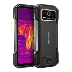 Ulefone Armor 27T kestävä puhelin, 12 Gt + 256 Gt, lämpökamera, Night Vision, 10 600 mAh, 6,78 tuuman Android 14 MediaTek Helio G99 Octa Core, verkko: 4G, NFC, OTG (musta) hinta ja tiedot | Matkapuhelimet | hobbyhall.fi