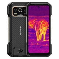 Ulefone Armor 27T kestävä puhelin, 12 Gt + 256 Gt, lämpökamera, Night Vision, 10 600 mAh, 6,78 tuuman Android 14 MediaTek Helio G99 Octa Core, verkko: 4G, NFC, OTG (musta) hinta ja tiedot | Matkapuhelimet | hobbyhall.fi