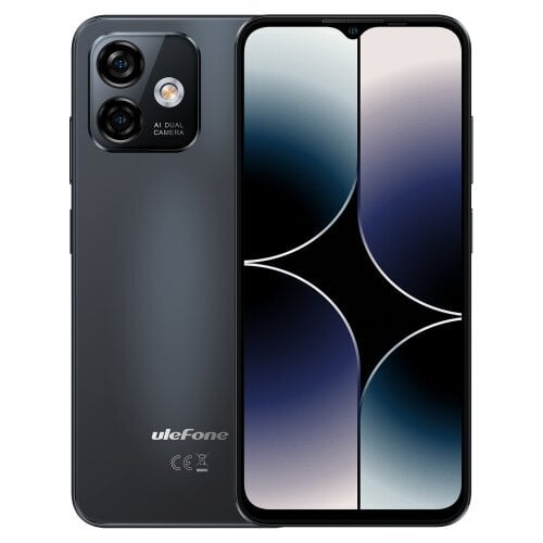 Ulefone Note 16 Pro, 8 Gt + 512 Gt, kaksoistakakamerat, Face ID & Side Sormenjälkitunnistus, 4400 mAh akku, 6,52 tuuman Android 13 Unisoc T606 Octa Core jopa 1,6 GHz, Verkko: 4G, Dual SIM, OTG (Bla SIMck) hinta ja tiedot | Matkapuhelimet | hobbyhall.fi