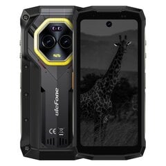 Ulefone Armor Mini 20 Pro, 8 Gt + 256 Gt, IP68/IP69K kestävä puhelin, 4,7 tuuman Android 14 MediaTek Dimensity 6300 5G Octa Core, Verkko: 5G, NFC, OTG (Mecha Black) hinta ja tiedot | Matkapuhelimet | hobbyhall.fi