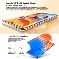 Ulefone Note 17 Pro, 12 Gt + 256 Gt, Näytön sormenjälki, 6,78 tuuman Android 13 MediaTek Helio G99 MTK6789 Octa Core, NFC, Verkko: 4G (Amber Orange) hinta ja tiedot | Matkapuhelimet | hobbyhall.fi