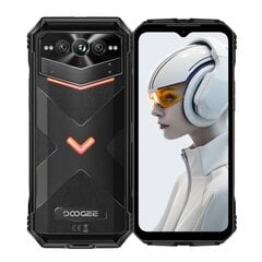 DOOGEE Vmax Plus 5G Rugged -puhelin, 16 Gt + 512 Gt, 6,58 tuuman Android 14 MediaTek Dimensity 7050 Octa Core, Verkko: 5G, OTG, NFC (musta) hinta ja tiedot | Matkapuhelimet | hobbyhall.fi