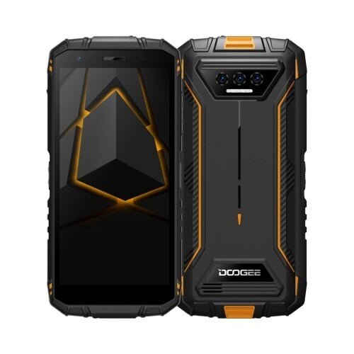 DOOGEE S41 Plus, 4 Gt + 128 Gt, sivusormenjälki, 5,5 tuuman Android 13 Spreadtrum T606 Octa Core 1,6 GHz, Verkko: 4G, OTG, NFC, Google Payn tuki (oranssi) hinta ja tiedot | Matkapuhelimet | hobbyhall.fi