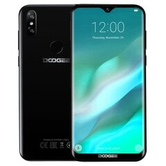 DOOGEE Y8, 3 Gt + 32 Gt, kaksi takakameraa, Face ID & DTouch-sormenjälki, 6,1 tuuman vesipisaranäyttö Android 9.0 MTK6739 Quad Core jopa 1,5 GHz, Verkko: 4G, OTA, Dual SIM (Midnight Black) hinta ja tiedot | Matkapuhelimet | hobbyhall.fi