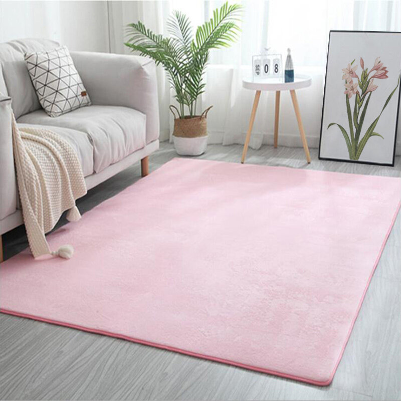 (Pink-50X160cm(19.6x63in))Olohuonematto Korallifleece Sohva Sohvapöytä Matot Lasten makuuhuone Liukumaton Äänieristys Kotimatto Harmaa Parveke Erkkeri Matto hinta ja tiedot | Isot matot | hobbyhall.fi