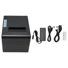 POS-tulostin Pieni 80 mm USB-lämpökuittitulostin Ravintola Keittiötulostin automaattisella leikkurilla 100?240V EU-pistoke hinta ja tiedot | Tulostustarvikkeet | hobbyhall.fi