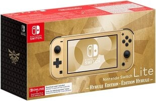 Nintendo Switch Lite 32GB Edition Hyrule hinta ja tiedot | Pelikonsolit | hobbyhall.fi