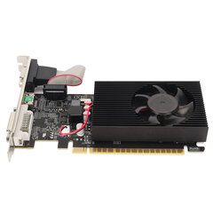 Matalaprofiilinen GPU 4G DDR3 128bit 700MHz 1400MHz HD DVI VGA PCI Express X16 3.0 pöytätietokoneen näytönohjain tietokoneen koteloon hinta ja tiedot | Koteloiden lisätarvikkeet | hobbyhall.fi