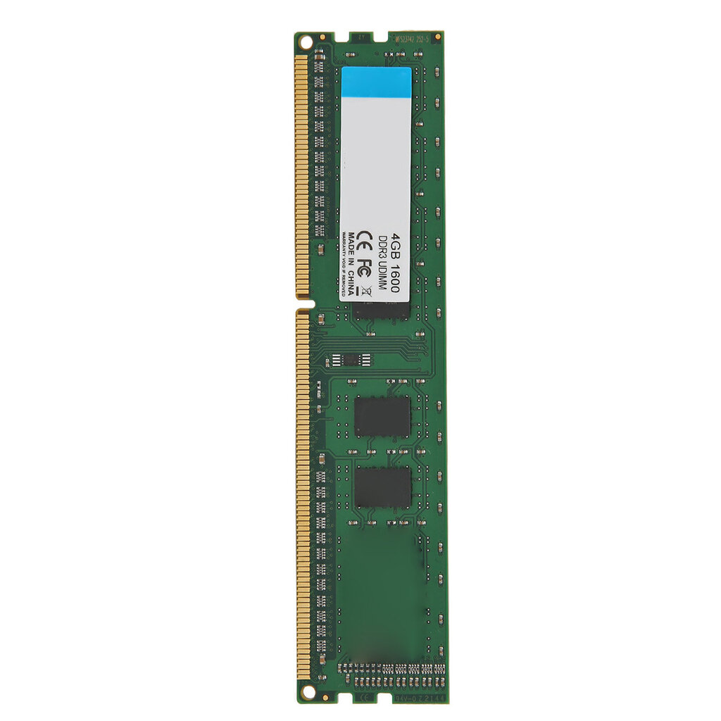 DDR3 UDIMM 1600Mhz RAM 64bit Leveys 40Pin Data Interface Plug and Play Professional kannettavan tietokoneen RAM PC:lle 4GB hinta ja tiedot | Koteloiden lisätarvikkeet | hobbyhall.fi