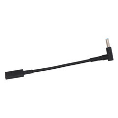 USB C–DC-sovitin PD 100 W Type C–DC 4,5 x 0,6 mm:n portin jatkelataussovitin HP:n 4,5 x 0,6 mm:n portin kannettavalle tietokoneelle hinta ja tiedot | Tablettien kotelot ja muut tarvikkeet | hobbyhall.fi