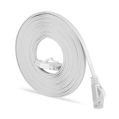 1000Mbps Gigabit verkkokaapeli 98ft RJ45-portti CAT6 verkkokaapeli Ethernet-kaapeli reitittimille tietokoneille valkoinen hinta ja tiedot | Koteloiden lisätarvikkeet | hobbyhall.fi