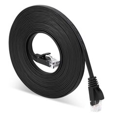 1000Mbps Gigabit verkkokaapeli 98ft RJ45-portti CAT6 verkkokaapeli Ethernet-kaapeli reitittimille tietokoneille musta hinta ja tiedot | Koteloiden lisätarvikkeet | hobbyhall.fi