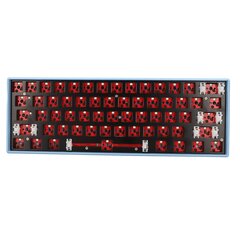 61 Keys Mekaaninen näppäimistö DIY Kit Tuki Langaton 2.4G BT 3.0 5.0 Type C Langallinen modulaarinen mekaaninen pelinäppäimistö RGB Bluella hinta ja tiedot | Näppäimistöt | hobbyhall.fi