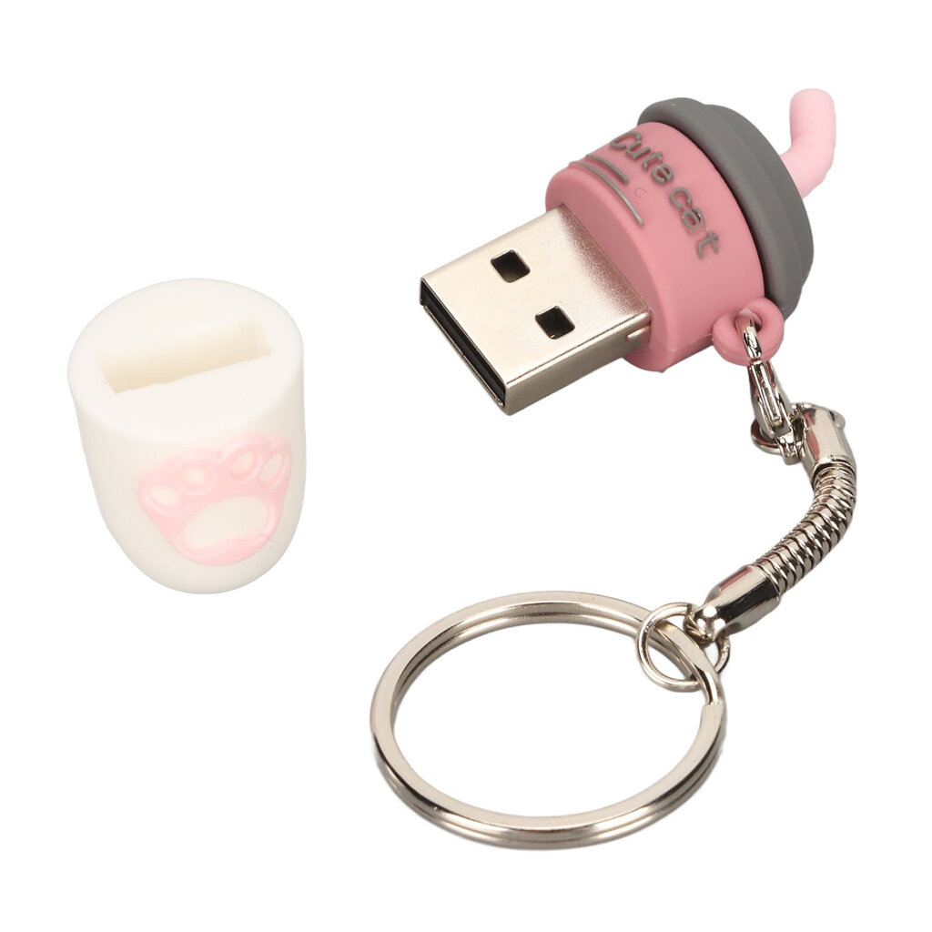 USB2.0 U -levytuki Hot-vaihdettava Plug and Play -sarjakuva-USB-muistitikku USB-muistitikku musiikkielokuville Pinkki 128GB hinta ja tiedot | Muistitikut | hobbyhall.fi