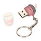 USB2.0 U -levytuki Hot-vaihdettava Plug and Play -sarjakuva-USB-muistitikku USB-muistitikku musiikkielokuville Pinkki 128GB hinta ja tiedot | Muistitikut | hobbyhall.fi