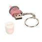 USB2.0 U -levytuki Hot-vaihdettava Plug and Play -sarjakuva-USB-muistitikku USB-muistitikku musiikkielokuville Pinkki 128GB hinta ja tiedot | Muistitikut | hobbyhall.fi