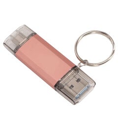 USB-muistitikku avainnipulla Metal U Disk Vedenpitävä High Speed 3.0 Type C Micro USB 3 in 1 128GB hinta ja tiedot | Muistitikut | hobbyhall.fi