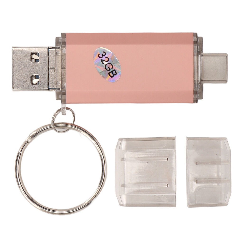 USB-muistitikku avainnipulla Metal U Disk Vedenpitävä High Speed 3.0 Type C Micro USB 3 in 1 32GB hinta ja tiedot | Muistitikut | hobbyhall.fi