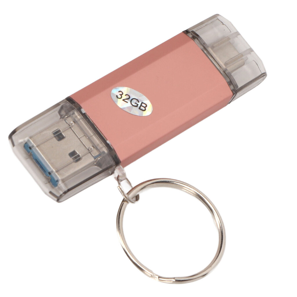 USB-muistitikku avainnipulla Metal U Disk Vedenpitävä High Speed 3.0 Type C Micro USB 3 in 1 32GB hinta ja tiedot | Muistitikut | hobbyhall.fi