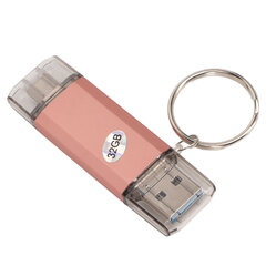 USB-muistitikku avainnipulla Metal U Disk Vedenpitävä High Speed 3.0 Type C Micro USB 3 in 1 32GB hinta ja tiedot | Muistitikut | hobbyhall.fi