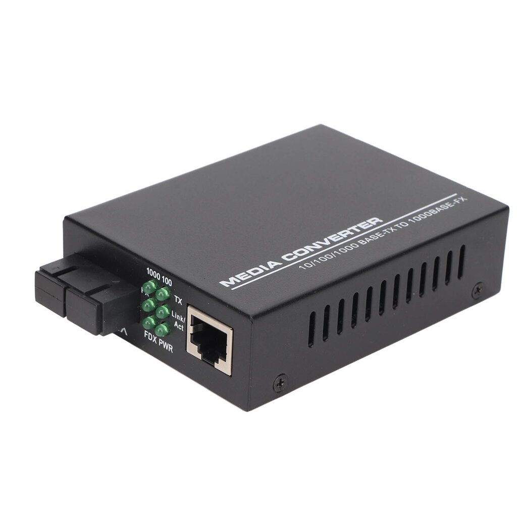 Ethernet Switch Converter 850nm 1000Mbps SC 2 Fiber Multimode RJ45 Auto Negotiate Fiber Ethernet lähetin-vastaanotin 100?240V UK Plug hinta ja tiedot | Muistitikut | hobbyhall.fi